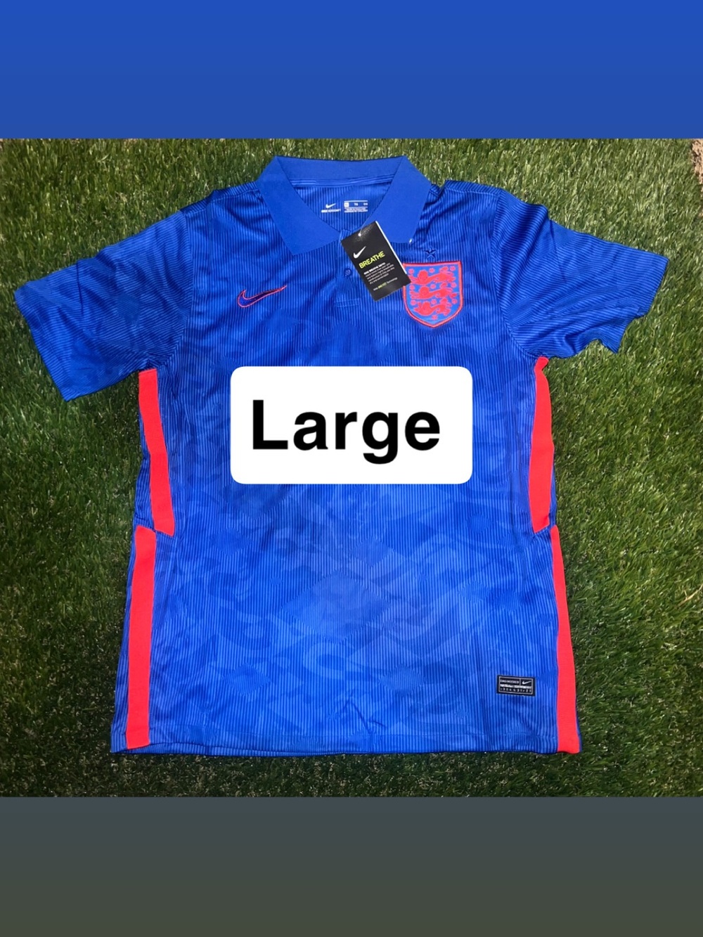 England soccer jersey